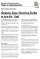 Organic Crop Planning Guide