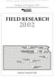 Report of Progress 893 FIELD RESEARCH. IRRIGATION Scandia. KANSAS AGRICULTURAL EXPERIMENT STATION KSU Manhattan