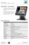 Technical data of Touch 15 Light POS system