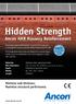 Hidden Strength. Ancon AMR Masonry Reinforcement. Minimise wall thickness. Maximise structural performance.