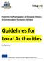 Guidelines for Local Authorities