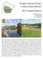 Wright Soil and Water Conservation District 2013 Annual Report