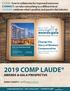 2019 COMP LAUDE AWARDS & GALA PROSPECTUS. Change the Story of Workers Compensation