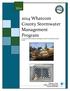 2014 Whatcom County Stormwater Management Program