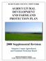 AGRICULTURAL DEVELOPMENT AND FARMLAND PROTECTION PLAN