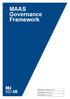 MAAS Governance Framework