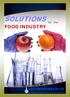 FOOD INDUSTRY. AES LABORATORIES (P) LTD. analyzing today for an assured tomorrow...
