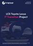 LCS Toyota Lexus IT Transition Project