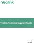 Yealink Technical Support Guide