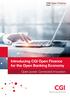 Introducing CGI Open Finance for the Open Banking Economy