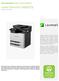LASER PRINTER CX820DTE According to ISO 14025
