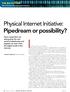 Physical Internet Initiative: Pipedream or possibility?