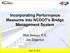 Incorporating Performance Measures into NCDOT s Bridge Management System. Rick Nelson, P.E. Jim Edgerton