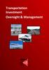Transportation Investment Oversight & Management