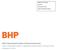 BHP Potash Export Facility at Fraser Surrey Docks Input Consideration Report Application Review Public Comment Period