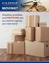 MOVING CHECKLIST. Create a file or binder for your move. Keep all estimates, receipts, contracts and inventory list and this checklist in one place.