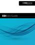 TABLE OF CONTENTS. Chapter 1: What is Electric Data Interchange (EDI)? 2-3. Chapter 2: Six Good Reasons to Use EDI 4
