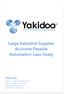 Large Industrial Supplies Accounts Payable Automation Case Study