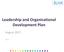 Leadership and Organisational Development Plan