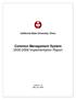 California State University, Chico. Common Management System Implementation Report
