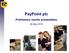 PayPoint plc Preliminary results presentation