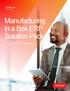 Manufacturing in a Box ERP Solution Pack. Supply Chain Management, Consulting UKIE