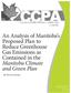 CCPA. An Analysis of Manitoba s Proposed Plan to Reduce Greenhouse Gas Emissions as Contained in the Manitoba Climate and Green Plan
