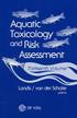 Aquatic Toxicology and Risk Assessment: Thirteenth Volume