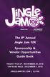 The 8 th Annual Jingle Jam 10K Sponsorship & Vendor Opportunities Guide Book