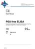 PSA free ELISA. Userś Manual DEM-DE4189