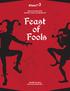 Sponsor Proposal for Interact Center's production of. Feast of Fools