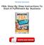 [PDF] FBA: Step-By-Step Instructions To Start A Fulfillment By Business