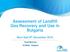 Assessment of Landfill Gas Recovery and Use in Bulgaria