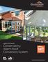 Installers of the Guardian. Conservatory Warm Roof Conversion System SRC SOLID ROOF CONSERVATORIES.
