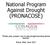 National Program Against Drought (PRONACOSE) Predict, plan, prepare: how to stop drought becoming famine Seminar