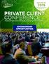 PRIVATE CLIENT CONFERENCE