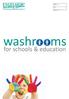EXCELSIOR. Uniclass L2226:D71+D941. CI/SfB. Laminated Cubicle & Washroom Specialists (22.3) X April washrooms. for schools & education