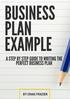 BUSINESS PLAN EXAMPLE