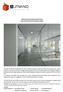 PARTITIONS WITH MONOLITHIC PANELS SLIM-GLASS SOLUTIONS TECHNICAL SHEET