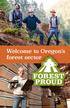 Welcome to Oregon s forest sector