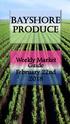 Bayshore Produce Weekly Market Guide February 22nd 2018