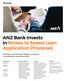 ANZ Bank Invests in Nintex to Speed Loan Application Processes