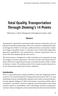 Total Quality Transportation Through Deming s 14 Points
