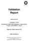 Validation Report. Validation of the Southeast Caeté Mills Bagasse Cogeneration Project (SECMBCP), Brazil. Report No , Revision 01 B