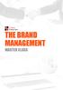 THE BRAND MANAGEMENT MASTER CLASS