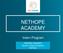 NETHOPE ACADEMY. Intern Program. FREDRIK WINSNES Director, Global Programs NetHope