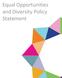 Equal Opportunities and Diversity Policy Statement
