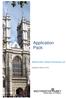 Application Pack. Westminster Abbey Enterprises Ltd. Updated: March 2019 WESTMINSTER-ABBEY.ORG