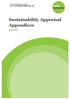 Sustainability Appraisal Appendices