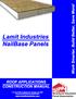 Lamit Industries Nailbase Panels General Recommendations